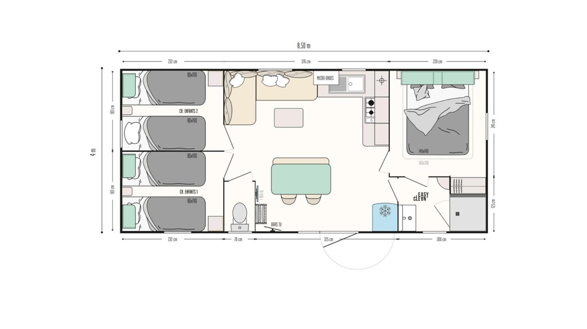 Le Muscat - Bungalow Pour 5 - Tv - Clim Boofzheim Quarto foto